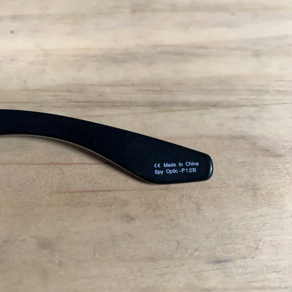 Spy Optic Cyrus 50/50 Sunglasses Mens OS Matte Black Blue Mirror Square HD+